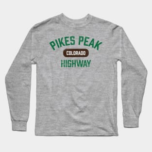 Pikes Peak Highway - Colorado Rocky Mountains Long Sleeve T-Shirt